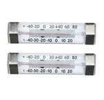 Analog Refrigerator Freezer Thermometer Fridge Pack Of 2. Fixed Price $11.00.