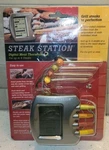 Open Box Steak Station Digital Meat Thermometer Charcoal Companion For 4 Steaks. Fixed Price $16.88.