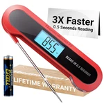 Professional 3x Faster 0.5sec Instant Read Meat Thermometer Digital, High Accura. Fixed Price $18.99.