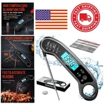 Instant Read Meat Thermometer Digital Display Waterproof For Kitchen And Outdoor. Fixed Price $12.99.