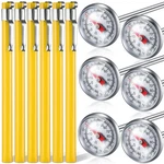 6 Pcs Stainless Steel Kitchen Thermometer With 5 Inch Long Stem 1 Dial T.... Fixed Price $23.09.
