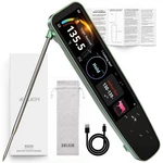 Awlkim 0.5s Instant Read Smart Meat Thermometer Digital, 3.8 Hd Touchscreen .... Fixed Price $49.66.