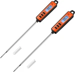 Tp01a (2 Pack) Digital Meat Thermometer For Cooking Liquid Deep Frying Oil Candy. Fixed Price $28.06.