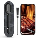 Unique Wireless Meat Thermometer, Accurate Temperature Detection Blackgrey. Fixed Price $27.99.