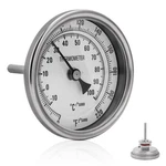 3" Dial 2" Probe Ferroday 1/2 Npt Stainless Steel Thermometer Ho.... Fixed Price $26.37.