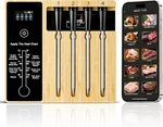 Smart Wireless Meat Thermometer 4 Probes, Bluetooth Food Thermometer, Remote Tra. Fixed Price $99.99.