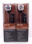 2 Taylor Gourmet Digital Wine Thermometer Stainless Steel Stem Temp Guide New. Fixed Price $14.99.