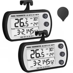 Digital Refrigerator Thermometer 2 Pack, Waterproof Fridge Thermometer, 2.25i.... Fixed Price $18.42.
