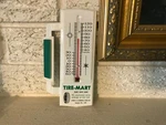 Vintage Tire-mart Steel Advertising Thermometer Penn & Stanwix Pittsburgh Pa. Fixed Price $29.95.