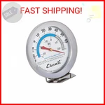 Escali Ahf1 Stainless Steel Large Dial Refrigerator Freezer Thermometer For Hang. Fixed Price $25.19.