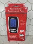 Escali Wireless Bbq Thermometer And Timer, 200 Foot Range, Black. Fixed Price $24.99.
