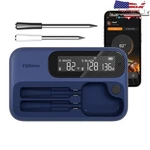 Wireless Meat Thermometer Wifi Bluetooth Dual Probes Rechargeable Bbq Tool New. Fixed Price $119.02.
