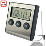 Remote Kitchen Digital Cooking Thermometer Probe Meat Food Temperature W/timer. Fixed Price $12.98.