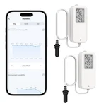 Daytech Freezer Thermometer With Room And Alarm 2in1 Wifi.... Fixed Price $74.16.