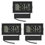 Aceirmc 3pcs Black Digital Lcd Thermometer Temperature Monitor Fahrenheit. Fixed Price $13.35.