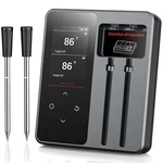 Aymdki Wireless Meat Thermometer App Control 600ft Bluetooth Range - Silver/gray. Fixed Price $67.44.