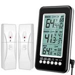 Keekit Refrigerator Thermometer, Wireless Indoor Outdoor Thermometer With 2 S.... Fixed Price $27.94.