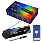 Aurasky Meat Thermometer With 2 Probes, Rgb Cooking Progress Black&gray. Fixed Price $123.20.