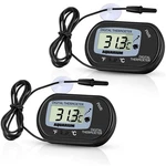 Zacro 2 Pack Digital Aquarium Thermometer, Fish Tank Pack, Black. Fixed Price $16.17.