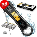 Digital Meat Thermometer Instant Read Waterproof Backlight Folding Probe. Fixed Price $16.99.