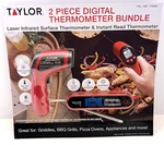 New Taylor 2-piece Digital Thermometer - Laser Infrared Surface & Instant Read. Fixed Price $24.95.