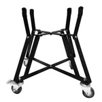 Grill Stand Large Big Green Egg Nest Heavy Duty Locking Casters Quantfire Wheels. Fixed Price $209.99.