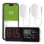 Wifi Freezer Thermometer Alarm With Digital Monitor Hub, App And Email Alerts, 2. Fixed Price $116.99.