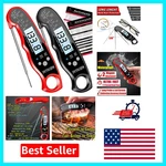 Waterproof Instant Read Meat Thermometer Set Quick 2 Second Response For Chefs. Fixed Price $53.99.