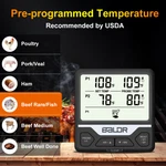 Baldr Digital Food Thermometer With Two Probes Monitor Meat Steak Oven And Grill. Fixed Price $18.95.