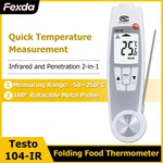 Testo 104-ir Folding Food Thermometer Multi-purpose Infrared And Penetration Pro. Fixed Price $347.55.