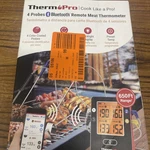 Thermopro Grill Bluetooth 4 Probe 650 Ft Range Remote Meat Thermometer Tp25w New. Fixed Price $29.99.