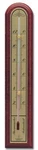 Hokco Analog Wall Thermometer Wood Mahogany Finish Brass Fahrenheit Scale 10 In.. Fixed Price $19.00.