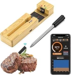 Mogundam Plus Wireless Meat Thermometer 500ft Fm212 - Stainless Steel Black. Fixed Price $32.93.