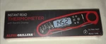 New Alpha Grillers Instant Read Food Thermometer For Cooking, Grilling W Backlit. Fixed Price $15.00.