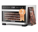Cosori Food Dehydrator For Jerky, 176 F Temperature Control, 5 Stainless Steel. Fixed Price $159.96.