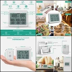 Oria Indoor Outdoor Thermometer - Wireless Digital Hygrometer Display. Fixed Price $37.18.