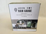 Geevon Digital Rain Gauge - 5 In 1 Self-emptying Wireless Gauge, Monitoring. Fixed Price $22.95.