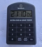 Thermoworks Extra Big & Loud Digital Kitchen Timer, Large Display, Black. Fixed Price $35.99.