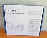 Yooyist 4-channel Commercial Kitchen Timer Stainless Steel Led Digital Alarm. Fixed Price $44.00.