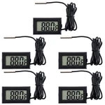 5 Pieces Of Digital Lcd Thermometers, Temperature Refrigerator Th.... Fixed Price $16.93.