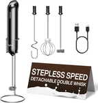 Typhur Instawhisk Milk Frother With Variable Speed & Rechargeable Coffee. Fixed Price $21.99.