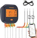 Inkbird Instant Read Thermometer Wifi Bbq Smokers Temperature Gauge Storage Box. Fixed Price $59.00.