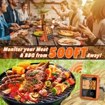 Yunbaoit Wireless Meat Thermometer, Digital Remote Food Cooking Thermome.... Fixed Price $49.68.