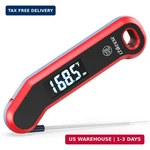0.5 Sec Instant Read Meat Thermometer Digital With Auto Rotate Large Lcd Display. Fixed Price $9.90.
