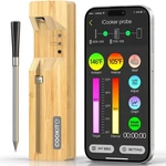Cookit 700ft Bluetooth Meat Thermometer, 5.5mm Ultra-thin Probe Wireless Food.... Fixed Price $35.14.