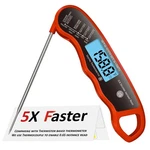 0.6s Instant Read Digital Meat Thermometer Probe/pen Factory Calibr. Fixed Price $32.99.