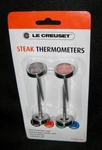 New Set Of 4 Le Creuset Steak Thermometers Perfect For Grilling!. Fixed Price $22.99.