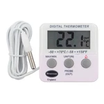 Brannan Refrigerator Thermometer Digital - Fridge And Freezer Alarm White. Fixed Price $17.44.