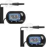 Vivosun 2-pack Lcd Digital Aquarium Thermometer Fish Tank 2 Packs, Black. Fixed Price $14.20.