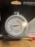 Avatemp 2 1/2" Dial Refrigerator / Freezer Thermometer. Fixed Price $5.99.